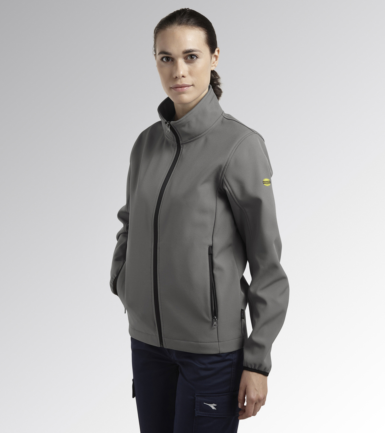 17726410 DIADORA SOFTSHELL LEVEL LITE SIVA XS