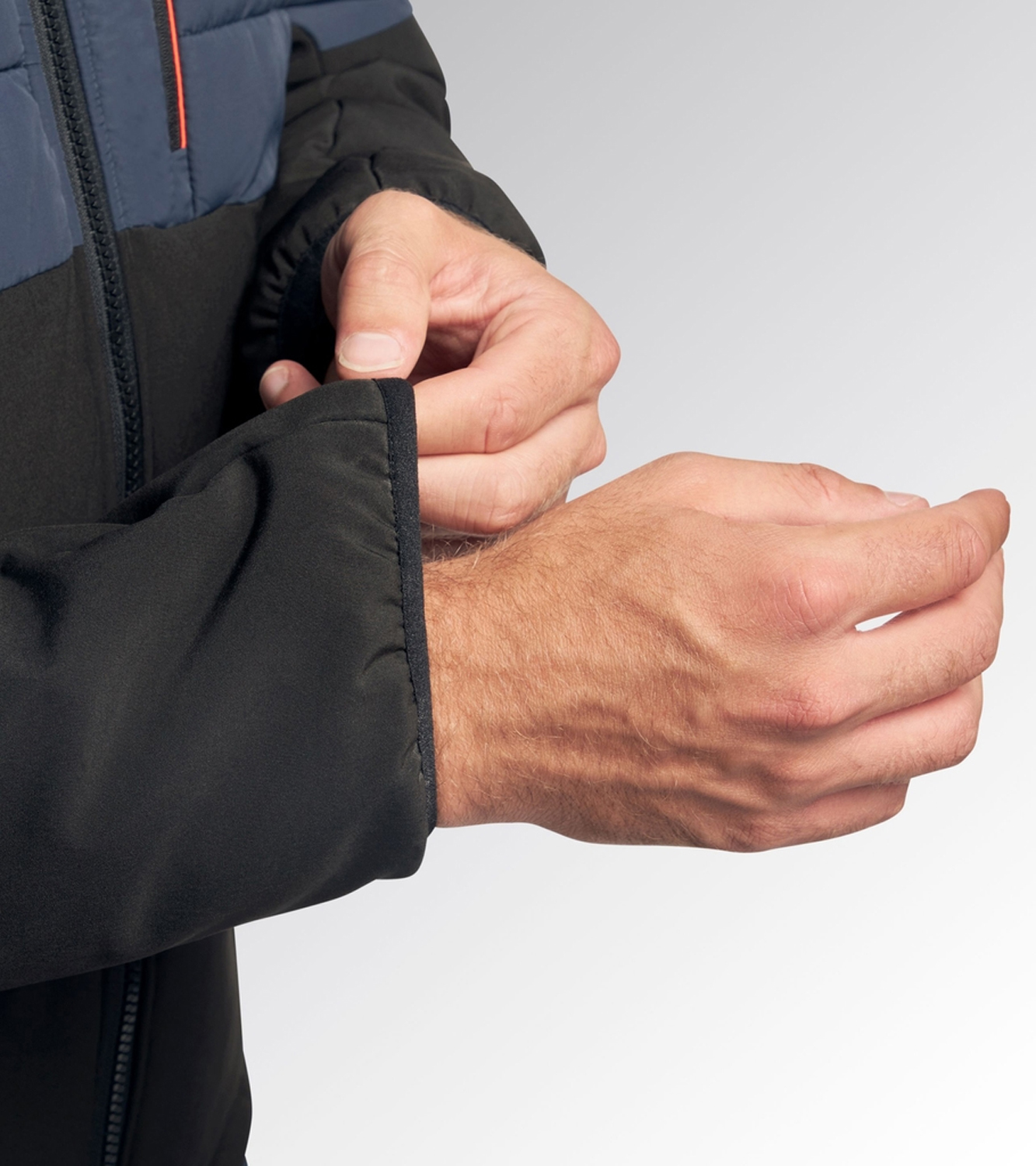 1818132XL DIADORA PADDED JACKET OSLO HYBRID CRNA 2XL